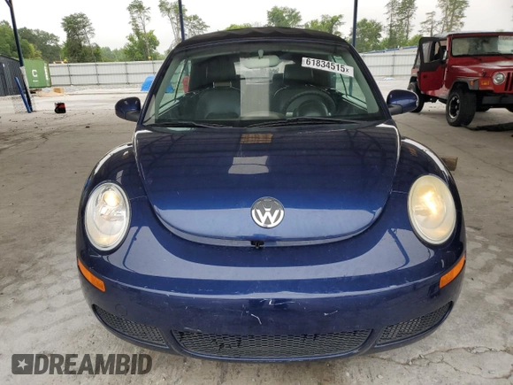 2006 Volkswagen Beetle с VIN 3VWRF31YX6M333207, выставлен на аукционе Copart как лот 61834515 с пробегом 82 466 миль миль и Чистый • Clean title. История ставок и продаж доступна на DreamBid. Изображение 5.