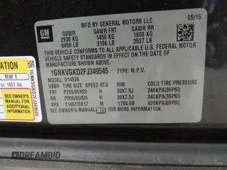 2015 Chevrolet Traverse LT with VIN 1GNKVGKD2FJ349545, listed as a IAAI auction lot 42721056 with 59,876 mi miles and . Bid and sale history available at DreamBid. Image 9.