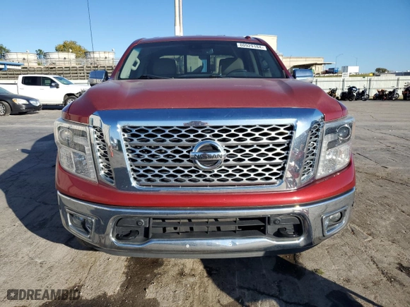 2017 Nissan Titan SV with VIN 1N6AA1E58HN562350, listed as a Copart auction lot 80929184 with 141,631 mi miles and Salvage Title. Bid and sale history available at carsss.com. Image 5.