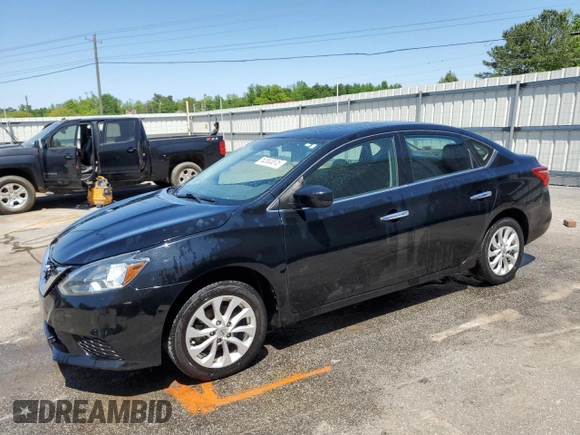 2019 Nissan Sentra SV with VIN 3N1AB7AP7KL626981, listed as a Copart auction lot 52803815 with 111,703 mi miles and Salvage Title. Bid and sale history available at DreamBid. Image 1.