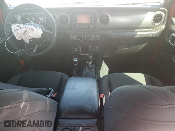 2020 Jeep Wrangler Unlimited Sport с VIN 1C4HJXDG6LW278287, выставлен на аукционе Copart как лот 54019895 с пробегом 60 156 миль миль и Списание • Salvage title. История ставок и продаж доступна на DreamBid. Изображение 8.