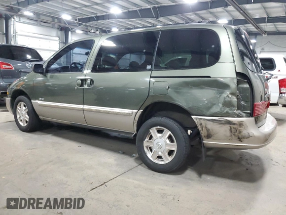 2001 Mercury Villager z VIN 4M2ZV14T91DJ11749, wystawiony jako Copart lot #85922774 z przebiegiem 120 967 mil mil oraz Szkody całkowita. Historia ofert i sprzedaży dostępna na DreamBid. Obrazek 2.
