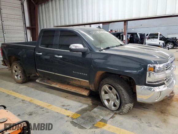 2017 Chevrolet Silverado 1500 LTZ with VIN 1GCVKSEC4HZ390705, listed as a Copart auction lot 68394034 with 216,241 mi miles and Salvage Title. Bid and sale history available at carsss.com. Image 4.