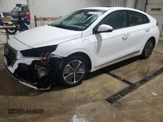 2021 Hyundai Ioniq Limited with VIN KMHCX5LD4MU260299, listed as a Copart auction lot 42779745 with 22,477 mi miles and Salvage Title. Bid and sale history available at DreamBid. Image 1.