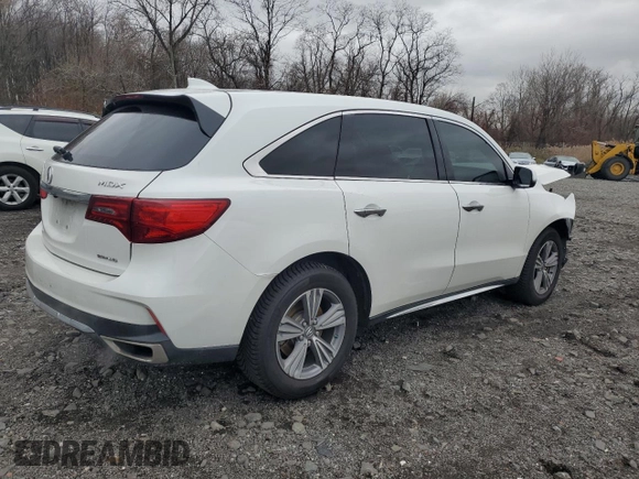 2020 Acura MDX with VIN 5J8YD4H32LL041585, listed as a Copart auction lot 85487224 with 71,111 mi miles and Non Repairable. Bid and sale history available at carsss.com. Image 3.