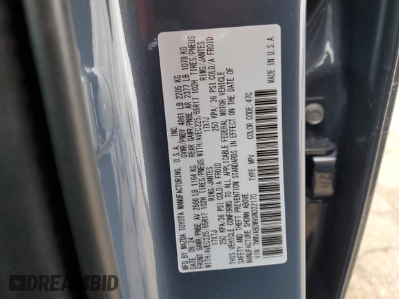 2025 Mazda CX-50 S Premium z VIN 7MMVABDM9SN322170, wystawiony jako Copart lot #85856354 z przebiegiem 1 774 mil mil oraz Czysty tytuł • Clean title. Historia ofert i sprzedaży dostępna na DreamBid. Obrazek 13.