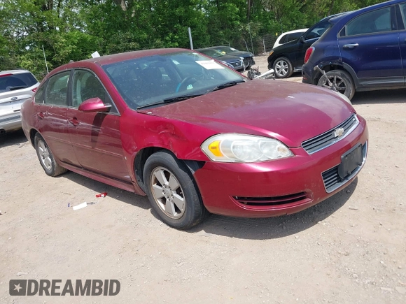 2009 Chevrolet Impala LT with VIN 2G1WT57N691159549, listed as a IAAI auction lot 42203935 with 190,025 mi miles and . Bid and sale history available at DreamBid. Image 1.