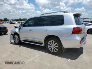 2011 Lexus LX 570 with VIN JTJHY7AX4B4061716, listed as a Copart auction lot 62327925 with 141,382 mi miles and Salvage title. Bid and sale history available at DreamBid. Image 2.