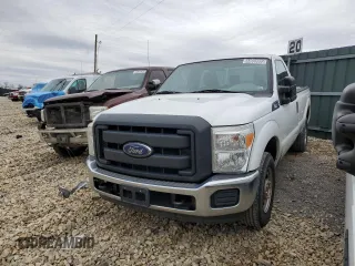 2015 Ford Super Duty F-250 SRW XL with VIN 1FTBF2A69FED29765, listed as a Copart auction lot 44680005 with 219,330 mi miles and Clean Title. Bid and sale history available at carsss.com. Image 1.