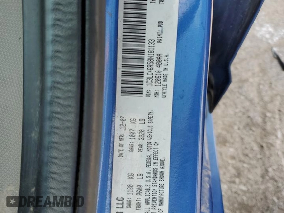 2008 Chrysler Sebring LX with VIN 1C3LC46R58N181133, listed as a Copart auction lot 59382815 with 294,032 mi miles and Salvage title. Bid and sale history available at DreamBid. Image 12.
