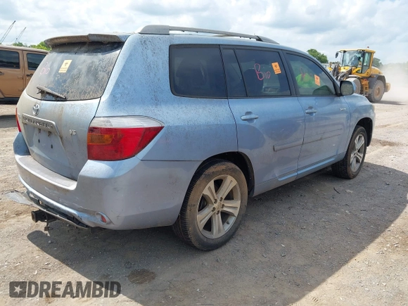 2009 Toyota Highlander Sport z VIN JTEDS43A492072405, wystawiony jako IAAI lot #42486457 z przebiegiem Nie podano mil oraz . Historia ofert i sprzedaży dostępna na DreamBid. Obrazek 4.