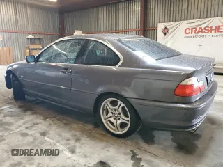 2002 BMW 3 Series 330Ci with VIN WBABN53482JU28205, listed as a Copart auction lot 45199945 with 75,083 mi miles and Salvage Title. Bid and sale history available at carsss.com. Image 2.