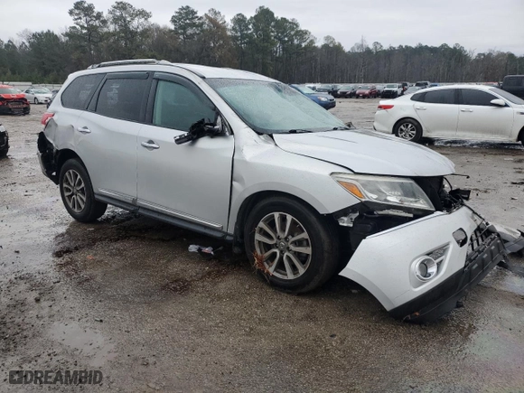 2016 Nissan Pathfinder SL with VIN 5N1AR2MN5GC670076, listed as a Copart auction lot 89355385 with 201,555 mi miles and Salvage Title. Bid and sale history available at carsss.com. Image 4.