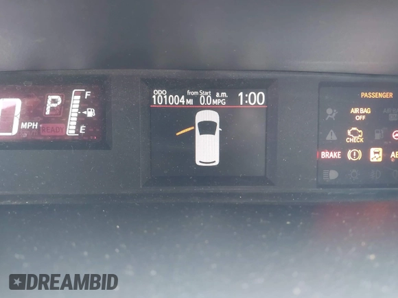 2016 Toyota Prius One with VIN JTDKDTB3XG1125307, listed as a IAAI auction lot 42030180 with 101,004 mi miles and . Bid and sale history available at DreamBid. Image 7.