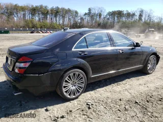 2007 Mercedes-Benz S-Class 5.5L V8 with VIN WDDNG86X07A140743, listed as a Copart auction lot 49388175 with 151,797 mi miles and Salvage Title. Bid and sale history available at carsss.com. Image 3.