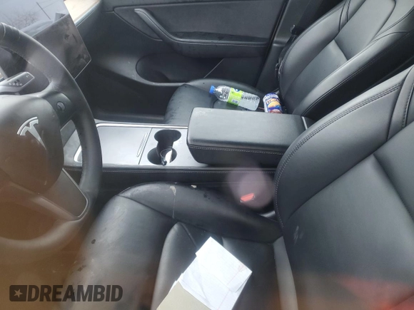 2022 Tesla Model Y Performance with VIN 7SAYGDEF4NF378191, listed as a Copart auction lot 42691915 with Not Provided miles and Salvage Title. Bid and sale history available at DreamBid. Image 7.