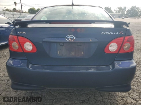 2006 Toyota Corolla CE with VIN 1NXBR30E76Z697563, listed as a Copart auction lot 54623585 with 205,536 mi miles and Clean Title. Bid and sale history available at DreamBid. Image 6.
