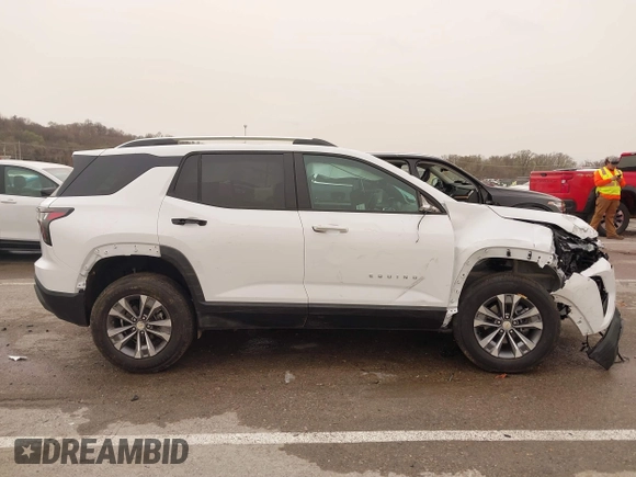 2025 Chevrolet Equinox FWD LT with VIN 3GNAXHEG2SL197920, listed as a IAAI auction lot 41825848 with 1,636 mi miles and . Bid and sale history available at DreamBid. Image 13.