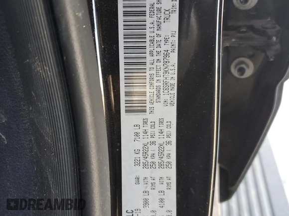2019 Ram 1500 Limited z VIN 1C6SRFHT9KN787964, wystawiony jako Copart lot #52957905 z przebiegiem 129 997 mil mil oraz Szkoda całkowita • Salvage title. Historia ofert i sprzedaży dostępna na DreamBid. Obrazek 13.
