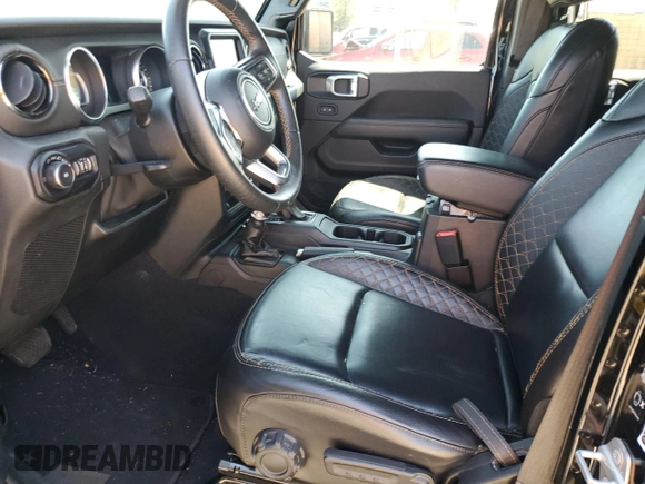 2020 Jeep Wrangler Unlimited Sahara Altitude with VIN 1C4HJXEG3LW321854, listed as a Copart auction lot 70761874 with Not provided miles and Clean title. Bid and sale history available at DreamBid. Image 7.