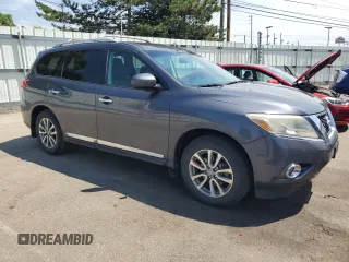 2013 Nissan Pathfinder SL with VIN 5N1AR2MM5DC626372, listed as a Copart auction lot 63845415 with 192,187 mi miles and Salvage title. Bid and sale history available at DreamBid. Image 4.