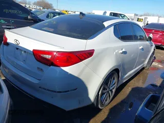 2014 Kia Optima SXL Turbo with VIN 5XXGR4A61EG343260, listed as a IAAI auction lot 41418449 with 133,555 mi miles and . Bid and sale history available at DreamBid. Image 4.