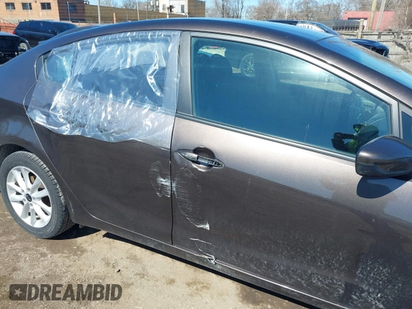 2017 Kia Forte LX with VIN 3KPFL4A78HE145715, listed as a IAAI auction lot 41803593 with 50,609 mi miles. Bid and sale history available at carsss.com. Image 6.