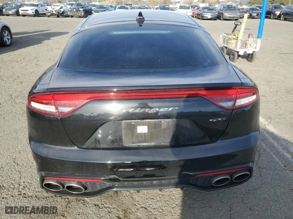 2022 Kia Stinger GT-Line with VIN KNAE35LD4N6113511, listed as a Copart auction lot 47696625 with 36,216 mi miles and Salvage Title. Bid and sale history available at carsss.com. Image 6.