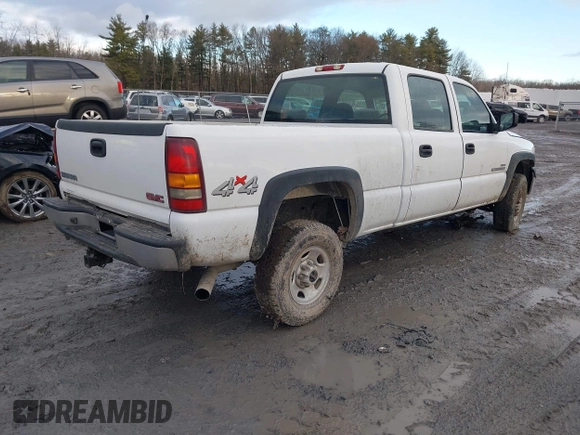 2002 GMC Sierra 2500HD SLE with VIN 1GTHK23162F158226, listed as a IAAI auction lot 41119821 with 50,119 mi miles. Bid and sale history available at carsss.com. Image 4.