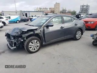2025 Nissan Sentra S with VIN 3N1AB8BV5SY251324, listed as a Copart auction lot 51345315 with 4,642 mi miles and Salvage Title. Bid and sale history available at DreamBid. Image 1.