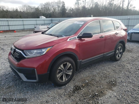 2020 Honda CR-V LX with VIN 5J6RW2H29LL014760, listed as a Copart auction lot 42214935 with 88,602 mi miles and Salvage Title. Bid and sale history available at carsss.com. Image 1.