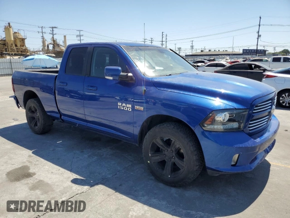 2014 Ram 1500 Sport with VIN 1C6RR7HT8ES460451, listed as a Copart auction lot 66576345 with 109,084 mi miles and Clean title. Bid and sale history available at DreamBid. Image 4.