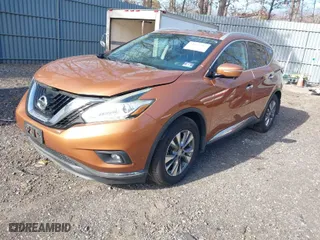 2015 Nissan Murano Platinum with VIN 5N1AZ2MH4FN208380, listed as a IAAI auction lot 41823307 with 138,173 mi miles. Bid and sale history available at carsss.com. Image 2.