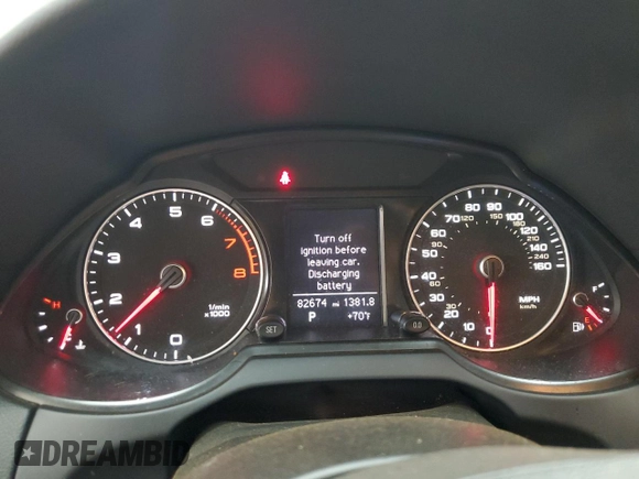 2013 Audi Q5 Premium with VIN WA1CFAFP3DA064758, listed as a Copart auction lot 43559985 with 82,674 mi miles and Salvage Title. Bid and sale history available at carsss.com. Image 9.