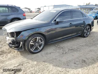 2017 Audi A4 Premium Plus with VIN WAUENAF4XHN012093, listed as a Copart auction lot 44448035 with 59,276 mi miles and Salvage Title. Bid and sale history available at carsss.com. Image 1.