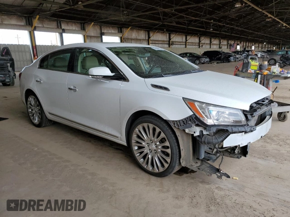 2015 Buick LaCrosse Premium II with VIN 1G4GF5G32FF275980, listed as a Copart auction lot 44984335 with 197,833 mi miles and Salvage Title. Bid and sale history available at DreamBid. Image 4.