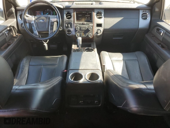 2015 Ford Expedition EL Platinum with VIN 1FMJK1LT4FEF14189, listed as a Copart auction lot 80850174 with 143,909 mi miles and Salvage Title. Bid and sale history available at carsss.com. Image 8.