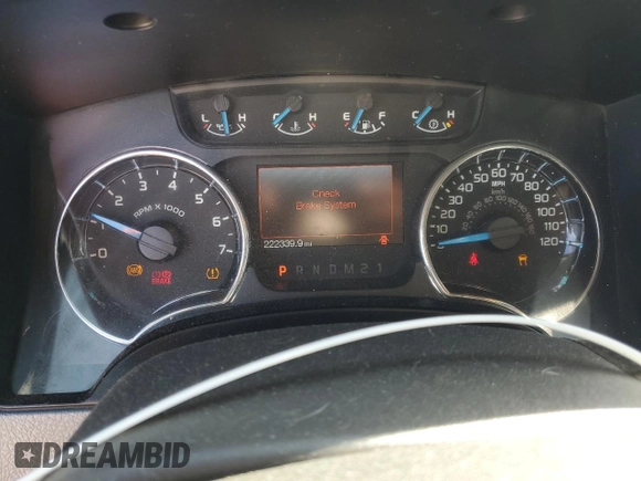 2013 Ford F-150 XL with VIN 1FTFW1CF9DFD82191, listed as a Copart auction lot 49337715 with 222,339 mi miles and Salvage title. Bid and sale history available at DreamBid. Image 9.