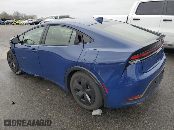 2024 Toyota Prius LE with VIN JTDACAAU5R3023496, listed as a Copart auction lot 52861845 with 16,721 mi miles and Non Repairable. Bid and sale history available at carsss.com. Image 2.