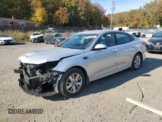 2017 Kia Optima LX with VIN KNAGT4L30H5153248, listed as a Copart auction lot 76112594 with 110,750 mi miles and Salvage title. Bid and sale history available at DreamBid. Image 1.