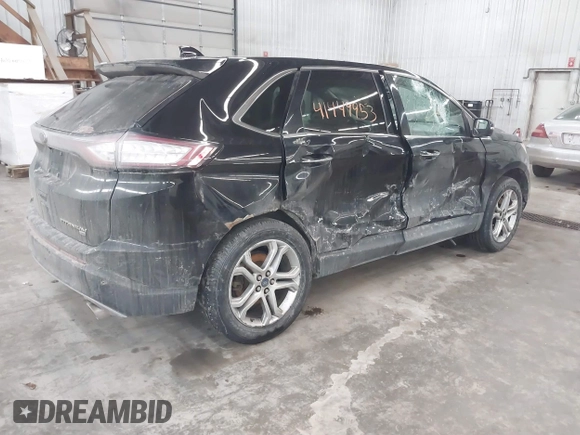 2016 Ford Edge Titanium with VIN 2FMPK4K81GBC52511, listed as a IAAI auction lot 41449953 with 370,101 mi miles. Bid and sale history available at carsss.com. Image 4.