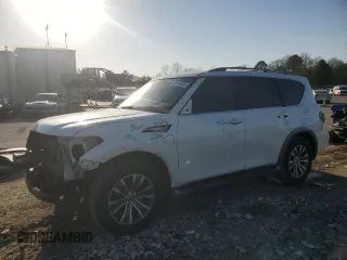 2019 Nissan Armada SL with VIN JN8AY2ND8KX009550, listed as a Copart auction lot 48514635 with 158,707 mi miles and Salvage Title. Bid and sale history available at carsss.com. Image 1.