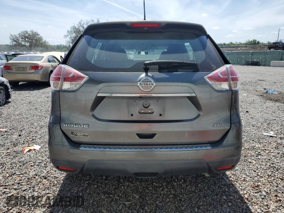2015 Nissan Rogue SV with VIN KNMAT2MV0FP563384, listed as a Copart auction lot 53800135 with 107,395 mi miles and Clean Title. Bid and sale history available at carsss.com. Image 6.