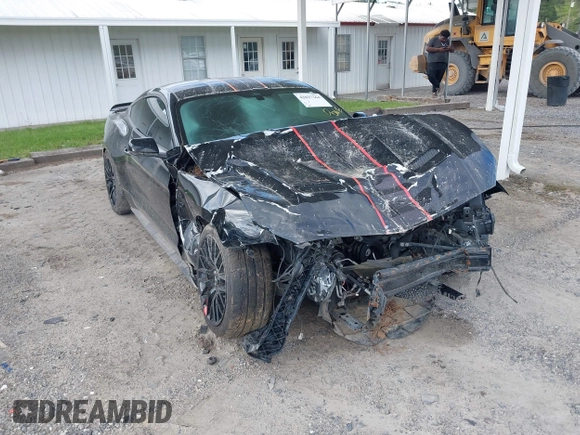 2018 Ford Mustang GT z VIN 1FA6P8CF0J5184418, wystawiony jako IAAI lot #42037264 z przebiegiem 99 679 mil mil oraz . Historia ofert i sprzedaży dostępna na DreamBid. Obrazek 1.