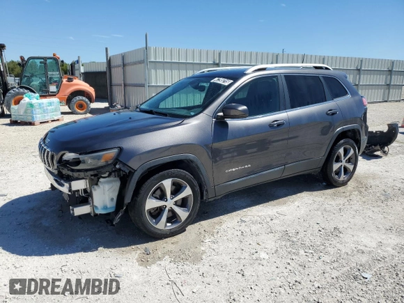 2020 Jeep Cherokee Limited with VIN 1C4PJLDB1LD504840, listed as a Copart auction lot 47295215 with 68,126 mi miles and Clean Title. Bid and sale history available at carsss.com. Image 1.