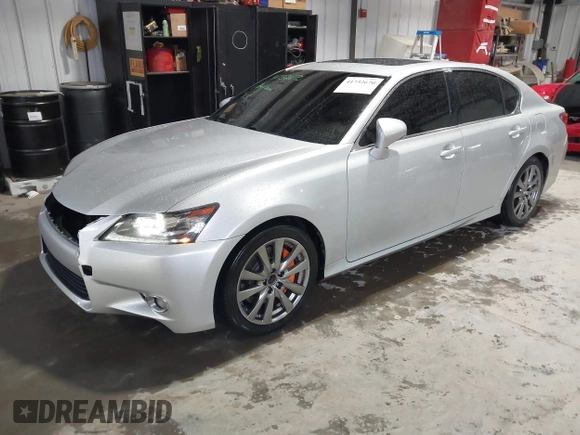 2013 Lexus GS 350 with VIN JTHBE1BLXD5001591, listed as a IAAI auction lot 41732670 with 151,295 mi miles and . Bid and sale history available at DreamBid. Image 2.