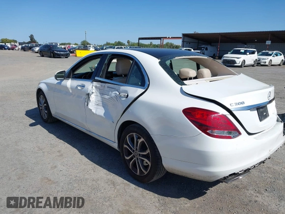 2017 Mercedes-Benz C 300 with VIN 55SWF4KB2HU223151, listed as a IAAI auction lot 42305404 with 169,112 mi miles and . Bid and sale history available at DreamBid. Image 3.