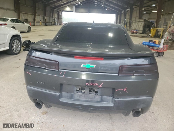 2014 Chevrolet Camaro LT with VIN 2G1FC1E33E9187461, listed as a Copart auction lot 49213125 with 220,505 mi miles and Salvage Title. Bid and sale history available at carsss.com. Image 6.