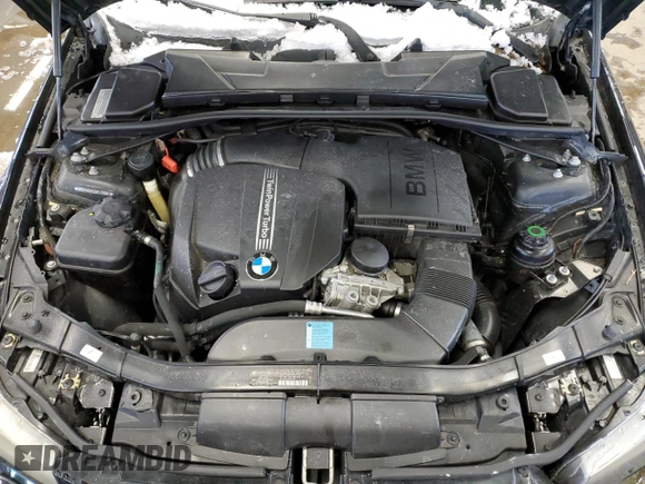 2011 BMW 3 Series 335i with VIN WBAPM5C52BE435581, listed as a Copart auction lot 43613475 with 125,322 mi miles and Salvage Title. Bid and sale history available at carsss.com. Image 11.
