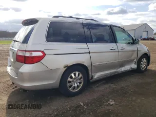 2006 Honda Odyssey TOURING with VIN 5FNRL38896B012054, listed as a Copart auction lot 52447985 with 180,221 mi miles and Salvage Title. Bid and sale history available at carsss.com. Image 3.